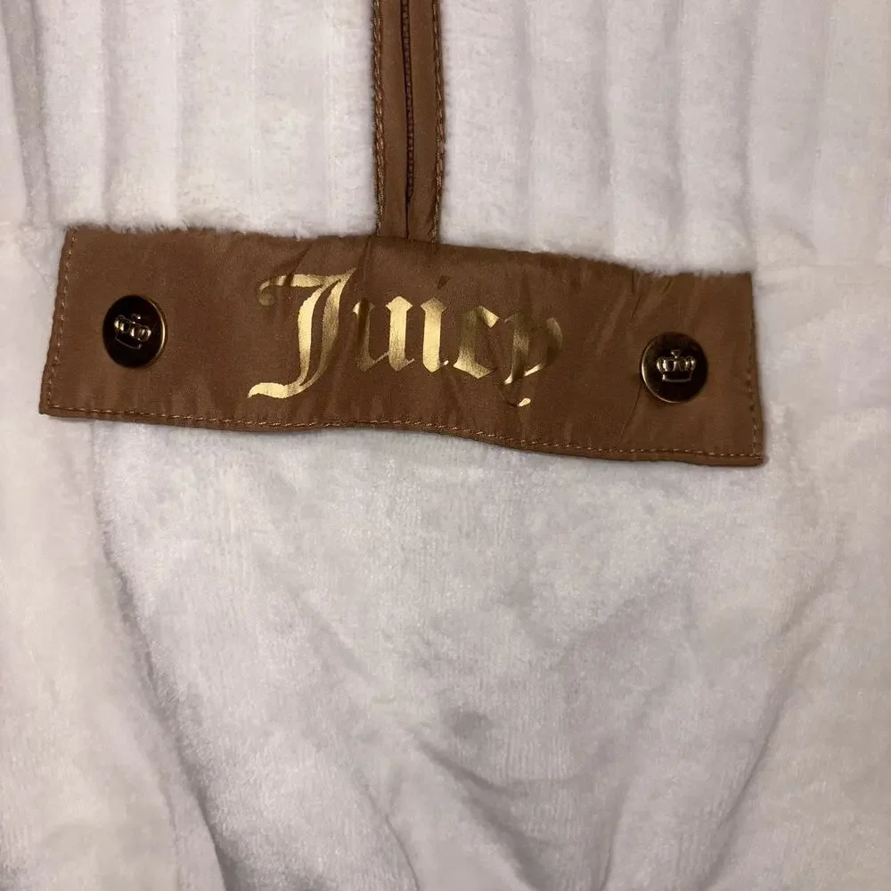 JUICY COUTURE 2 Piece Set Fleece Pullover & Legging Pants Girls 4T Gold NWT